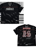 Web English AEEEZ Jersey Digital V-Neck T-Shirt Fashion Street Men And Women Leisure Sports Short