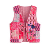 Wear 2025 Street Fashion Cotton Suit With Women's Vest Short Vest Autumn And Winter