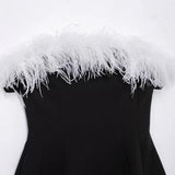 Women's New One-Word Collar Elastic Sexy Hot Babes