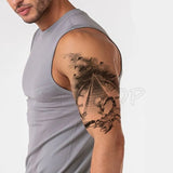 Temporary Tattoo Stickers Scorpion Pyramid Roman Bell Fake Tatto Waterproof Tatoo Back Leg Arm Belly Big Size for Women Men