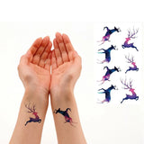 Water Transfer Tattoo Sexy Running Horse Anime Tattoo Body Art Waterproof Temporary Fake Flash Tattoo for Man Woman