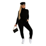 Solid Color Turtleneck Ladies Autumn And Winter Casual Warm