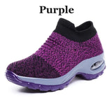 Spring Women Sneakers Shoes Autumn Flat Slip on Platform Tenis for Women Breathable Mesh Sock Sneakers Shoes Zapatos De