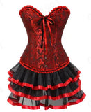 Court-Sleaf-Sleaf-Sedosom Set Rules Lotus Leaf Lace-Lace-Up