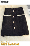 Women Mini A-line Button Simple Female Elegant Leisure Classic Tender Vintage Design Clothing Newest Y2K Ulzzang Stylish-Outfit