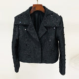 New Star Fashion Rosy Series Of Brocing Heavy Industry Nails Short Sleeve