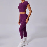 Woherb Embarrassment Quick Dry Tight Yoga Pants With Belly And High-Waist Fitness Pants For Running Pants-Outfit