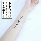 Water Transfer Tattoo Sexy Red Lips Print Tattoo Body Art Waterproof Temporary Fake Flash Tattoo for Man Woman Kid