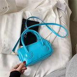 Female Bag New Simple Large-capacity Shoulder Bag PU Leather Zipper Messenger Bag Boston Fashion Handbags for Women