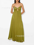 Women's Clothing Sexy Waist Temperament Big Swing Skirt Sling