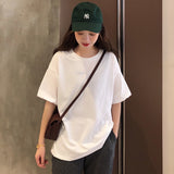 T-shirts Women Rainbow Japanese Style Kawaii Pink Loose Leisure BF Harajuku College Students Female Top Lady