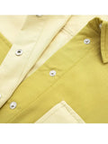 2023 Women Summer Short Shirts Blouses Tops Casual Loose Patchwork Pockets Female Street Turn-down Collar Top Clothing-Outfit