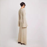 Women's Fall 2023 New Sweater Dress Temperament Show Thin And Versatile Dress-Outfit