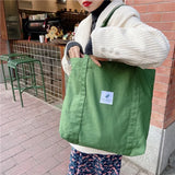 New Retro Women's Shoulder Bag Simple Solid Color Small Fresh Canvas Bag Literary Women's Buckle Tote Bag Large Capacity