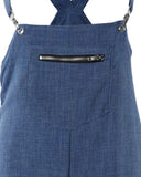 Design Wide Leg Suspender Jumpsuit Women Sleeveless High Waist Overall Pants Jumpsuits Soid Color Summer 703-1-Outfit