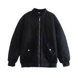 Women's Clothing 2025 Winter Baseball Suit Loose Jacket Cotton Coat