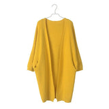 Women Winter Cardigan Long Sweater Autumn Bat Sleeve Knitted Sweater Jacket Long Sleeves Loose Ladies Sweaters Coat New