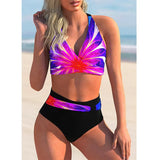 New High Waist Bikini Sexy Swimsuit Women Push Up Bathing Suit Bikini Set Plus Size Swimwear Women Beach Swimming