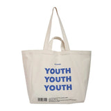 Women Canvas Shopping Bag Letter Printing Casual Women's Cotton Shoulder Bag Eco-friendly Tote Bag Handbag Reusable Shopping