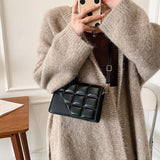 Popular Rhombus Women's Bag 2022 New Fashion Simple Texture Shoulder Bag Trend All-match Messenger Bag Women Luxury