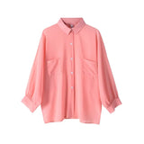 Loose Women Thin Shirt Summer Long Sleeve Perspective Beach Button Up Tops Fashion Solid Casual Ladies Chiffon Sun