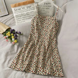 Dresses Women Leisure 3 Colors Floral Retro Aesthetic Elegant Students All-match Fashion Ladies Simple Summer