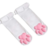 Cat Paw Socks for Women Girls Kawaii 3D Cat Claw Toe Beanies Cute Gift Lolita PawPads Cosplay Cat Paw Pad Thigh High