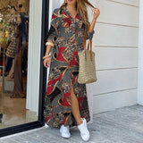 ZANZEA Women Maxi Shirt Dress 2022 Autumn Vintage Ladies Long Sleeve Vestidos Oversize Casual Plaid Robe