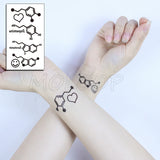 Water Transfer Tattoo Sexy Red Lips Print Tattoo Body Art Waterproof Temporary Fake Flash Tattoo for Man Woman Kid