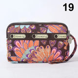 Handbag Vintage Flower Printed Waterproof Nylon Shoulder Messenger Bag Large Capacity Tote Bag Casual Picnic Travel