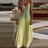 Women Casual Loose Strap Dress Beach Summer Sexy Boho Bow Maxi Dress Plus Sizes Big Large Dresses Robe Dress For