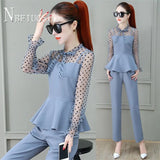 Plus Size Fashion Summer Women Sets Temperament Slim Female