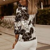 Women Coats Jackets Women Spring Autumn Woman Jacket Long Sleeve Overcoats Female Casual Print Outwear Zipper