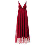 Sexy Dress Sleeveless Deep V Neck Formal Evening Party Maxi Dresses Ball Prom Gown Elegant Long Dress vestido de