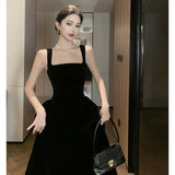 Sexy One-Word Sexy Dress 2025 New Geiao Korean Version Of The New Short-Sleeved Ass Open