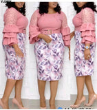 Size African Dresses For Women Dashiki Print African Clothes Ankara Dresses Elegant Ladies Dress Clothing Robe Africaine-Outfit
