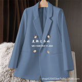And Autumn Small Suit Jacket Women 2025 New Korean Version Of The Relaxed Leisure Net Red Suit Women's