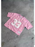 Wide Version Of Mesh-Hole Quick Dry Jersey Digital Foam Ball Suit Casual Sports Short-Sleeved