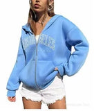 New Zipper Hoodie Los Angeles California Coat