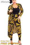 Piece Set Print African Dresses for Women Dashiki Plus Size Clothes Ankara Long Dress Suit Bazin Robe Africaine Femme 2023-Outfit