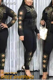 Piece Set African Clothes for Women Tracksuit Dashiki Diamonds Blazer Bra Pants Suits Famous Bazin Jogging Vetement Femme 2023-Outfit
