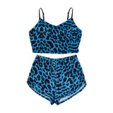 Hot Women 2 piece set Velvet Sleepwear Sexy Spaghetti Strap Shorts Pajamas Suit Ladies Casual Sleepwear Female Pajama Party
