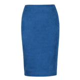 colors size S M L XL 2021 Women Winter Solid Suede Multi Package Hip Pencil Midi Skirt Autumn Winter Bodycon