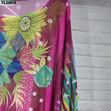 Set Dress African Dresses for Women 2023 Fall Clothes Long Maxi Dress Christmas Boubou Robe Femme With Elastic Inner-Outfit