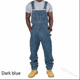 New Spring And Autumn Trend Men's Cowboys Evening Fashion Multi-Pocket Loose Solid Color Casual
