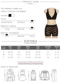 Kliou Mesh Patchwork Two Piece Set Women Sexy Solid Deep V-Neck Crop Tops+ See Through High Waist Skinny Female Matching