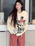 Lazy Air Soft Glutinous Sweater Women 2025 Winter New Korean Wearing Sheep Velvet Knitted Shirt