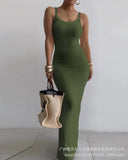 White Slim Dress LZR16640 / HDZ0222-Outfit