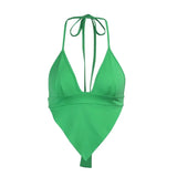 Sexy Women Cami Halter Asymmetric Streetwear Sleeveless 2021 Summer Backless Bandage Camisole Crop Top Female