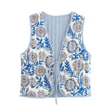 Wear 2025 Street Fashion Cotton Suit With Women's Vest Short Vest Autumn And Winter